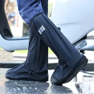 Waterproof Shoe Covers, Durable PVC Outdoor Sports Riding Rain Boots, Vintage Style, Easy to Clean, Ideal for All Weather Protection, Rainproof