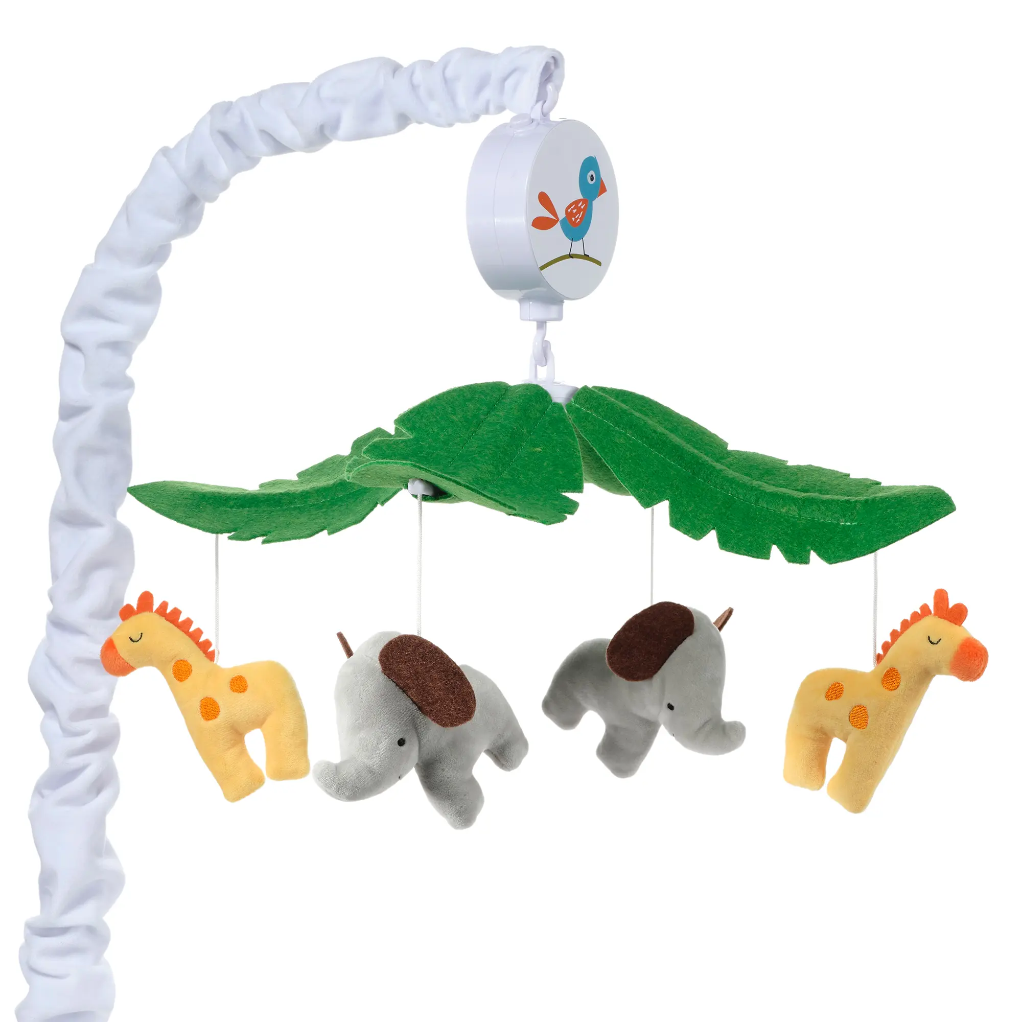 Bedtime Originals Lollipop Jungle Musical Baby Crib Mobile Soother Toy