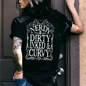 Nerdy Dirty Inked&Curvy T-shirt