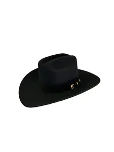Black - Stetson, 10x Shasta Skyline Brim 4" Western Felt Cowboy Hat Copa Alta