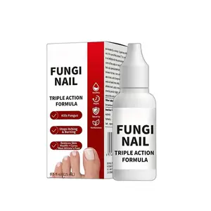 Toenail Fungal Treatment, Antifungal Solution for Toenails & Fingernails, Triple Action Formula, Natural Therapy, 0.5 Fl Oz, Removes Fungus, Repairs & Renews Damaged Nails, Antimycotic Solution