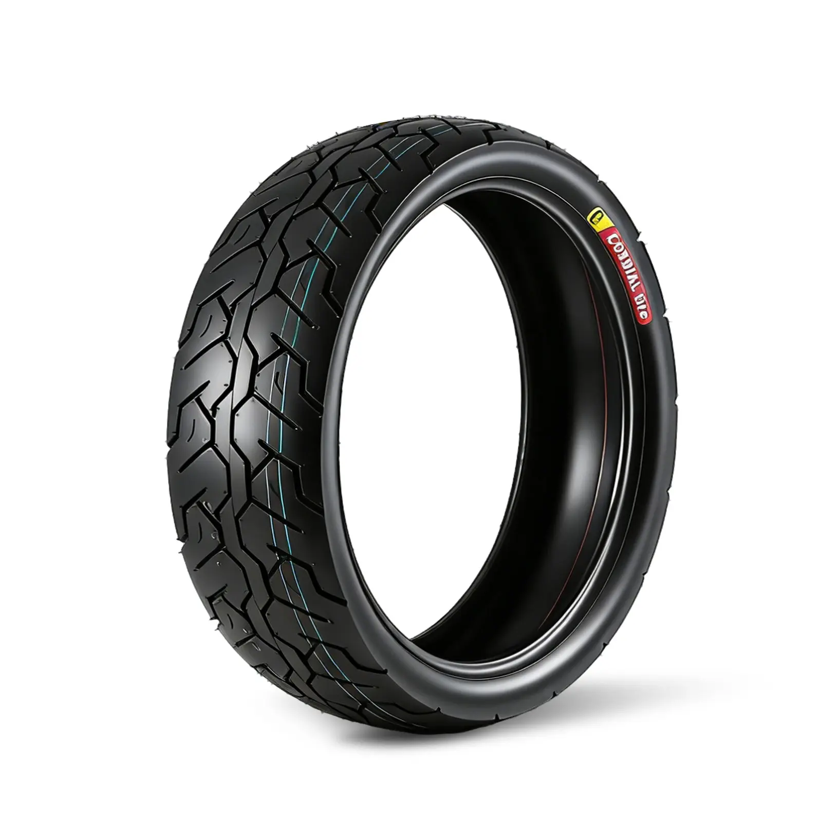 New Upgraded 1pc 130/70-18 Front Motorcycle Tire 130/70-18, Tubeless 4PR 63S, Street Tire, Black Wall, High Performance for Cruiser & Touring, Enhanced Grip, Long Wear, Fits 18" Rims