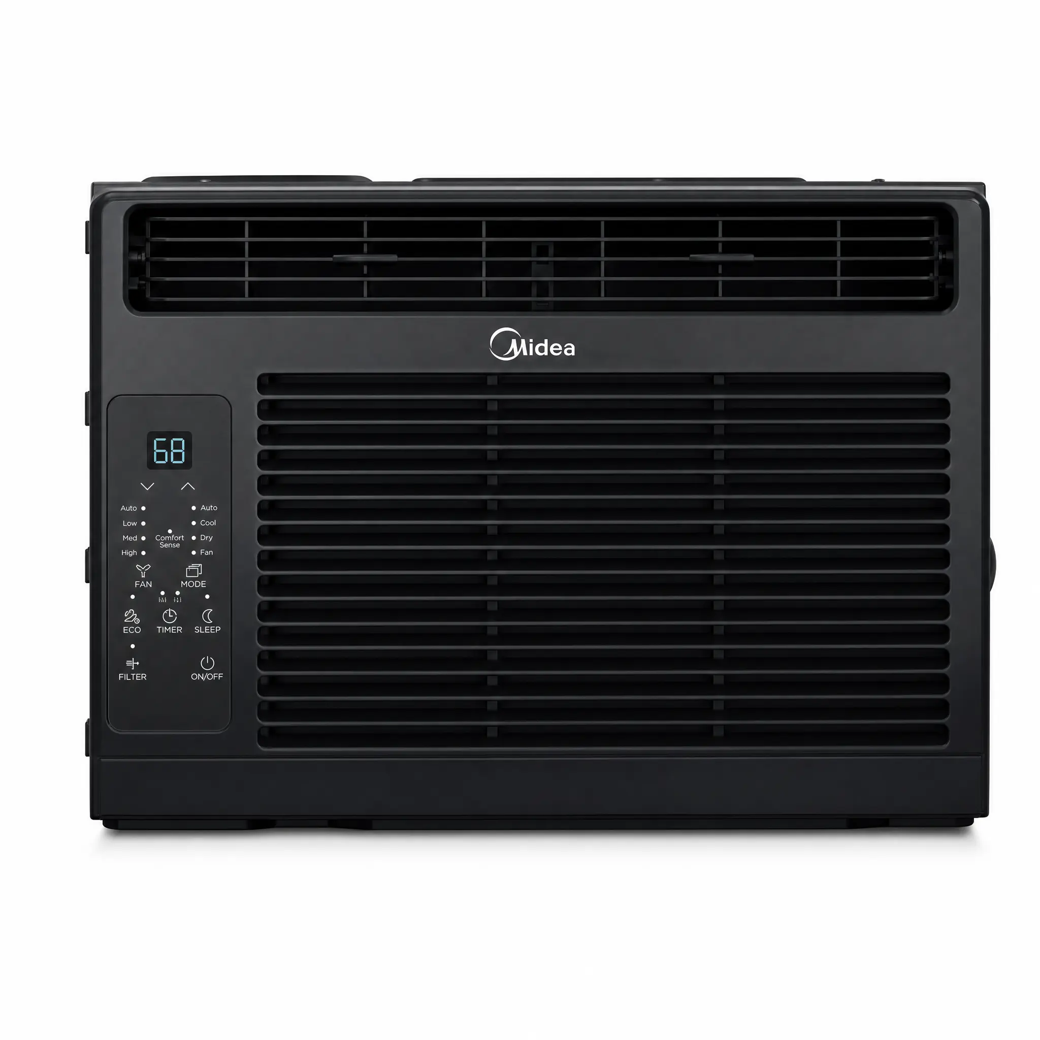 Midea 5000 BTU Window Air Conditioner, Ultra Quiet Energy Efficient AC Unit for Bedrooms, Offices, Dorms & Small Rooms, 3-in-1 Cooling Fan Dehumidifier with Remote Control, Eco Mode, Like New Condition