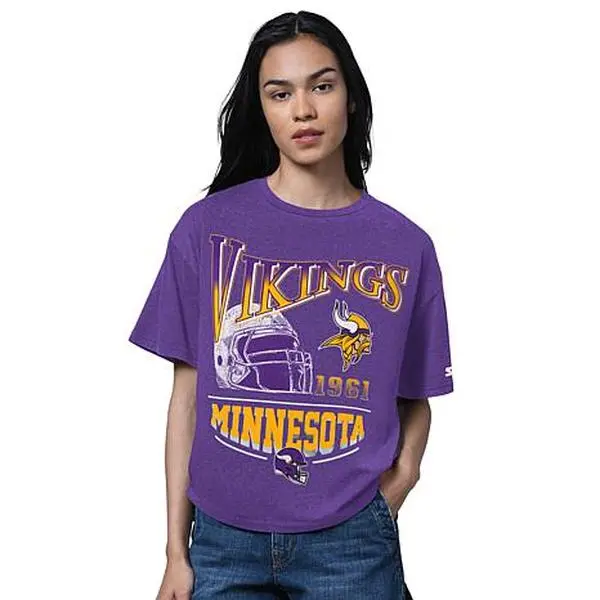 Officially Licensed NFL Women's Vintage Oversized Tee by Glll - Raiders
