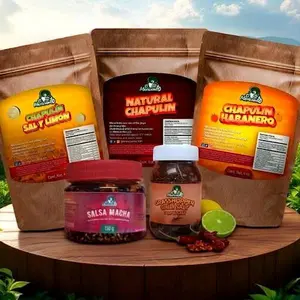 ElMexicanito: CHAPULIN COMBO 2.0: 1 Natural Chapuline Ajo Con Chile De Arbol,1 Chapulin Habanero,1Chapulin Sal Y Limon, 1 Salsa Macha Con Chapulin 130G, 1 Sal De Chapulin