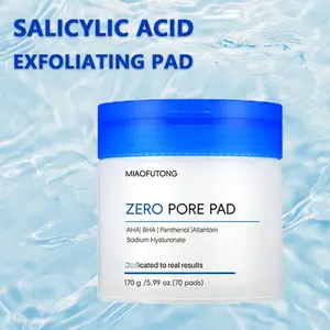 Hyaluronic acid zero-pore cotton pad, exfoliating toner cotton pad, Pore Removal, moisturizes and smoothes the skin, gentle and non-irritating, moisturizes the face, suitable for all skin types