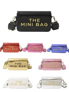 Fashion Glossy Letter Print Mini Crossbody Bag, Lightweight Versatile Women's Shoulder Bag, Stylish and Unique Design, Fashionable Versatile Purse