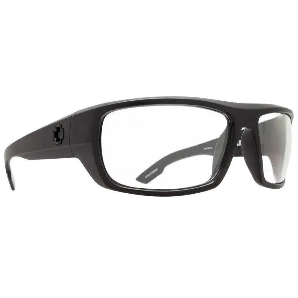 Spy Optic BOUNTY Sunglasses - MATTE Black ANSI Rx / Clear Lens