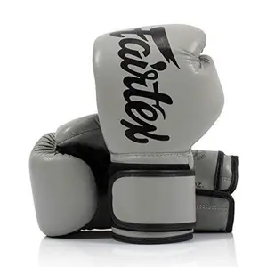 Fairtex BGV14 Grey Muay Thai Boxing Gloves