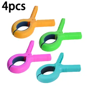 Random Color Clothes Peg, 4/8 Counts Colorful Non-slip Laundry Clothes Clips for Drying, Multi-purpose Large Opening Design Clothes Peg Hanging