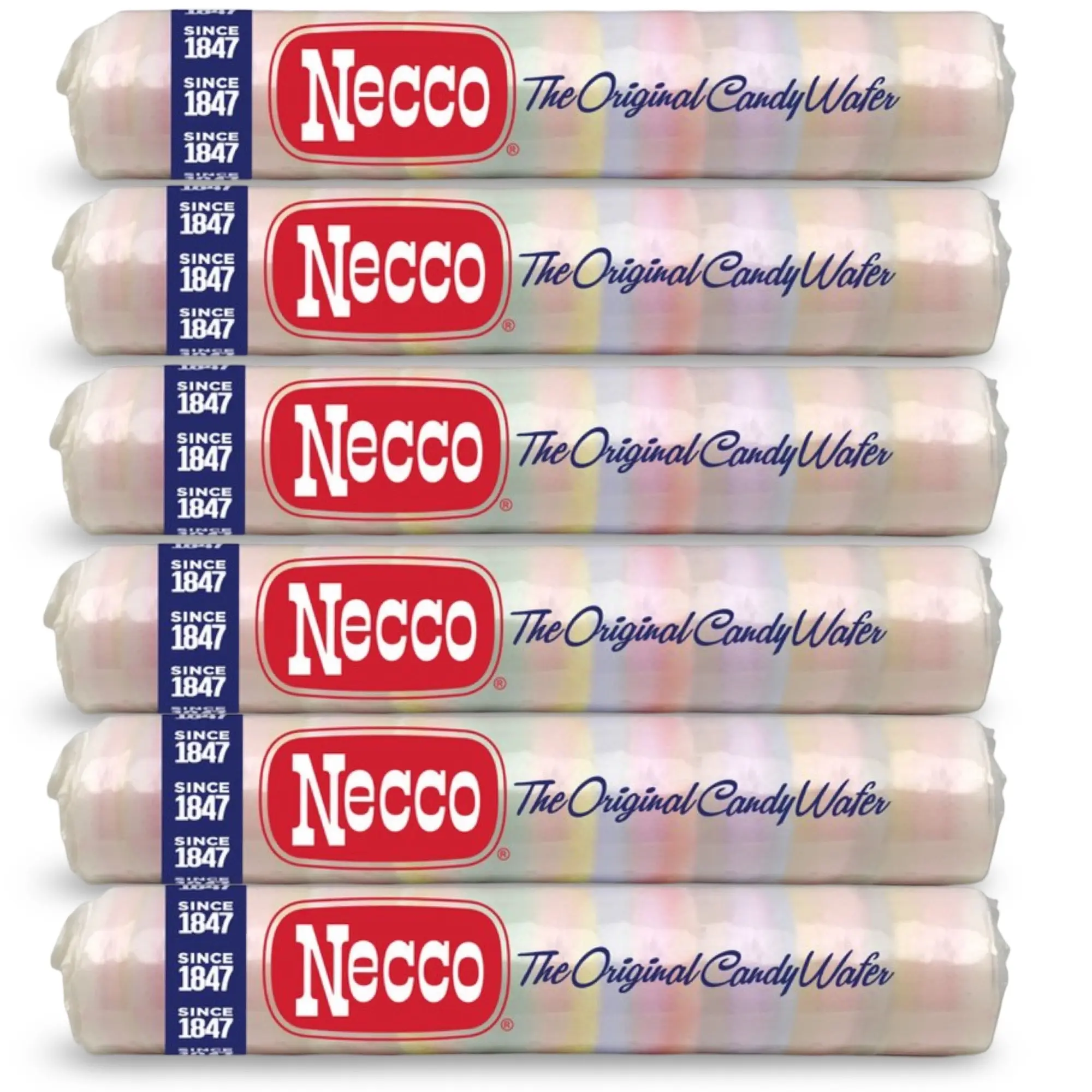 Necco, The Original Candy Wafers, Nostalgic Candy, 6 Pack Necco, The Original Candy Wafers, Nostalgic Candy, 6 Pack