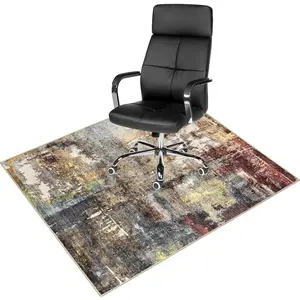 Office Chair Mat for Hardwood Floor, 48"x60" Under Desk Chair Rug for Rolling Chair, Anti-Slip Computer Chair Mat, Low Pile Carpets Floor Rug for Home Office Gaming Room