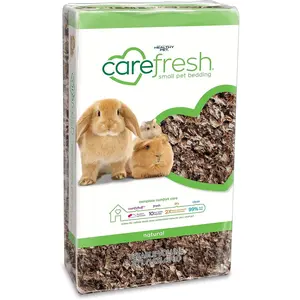 99% Dust-Free Natural Paper Small Pet Bedding for Rabbits & Hamsters, 30L Odor-Control Habitat Bedding for Small Animals, Rabbit
