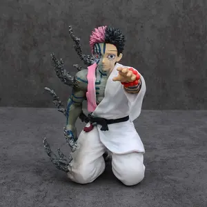 Demon Slayer Upper Three Kibutsuji Handmade Figure, Half Human Half Demon Form, Limited Edition Collectible Model, Perfect Gift for Fans