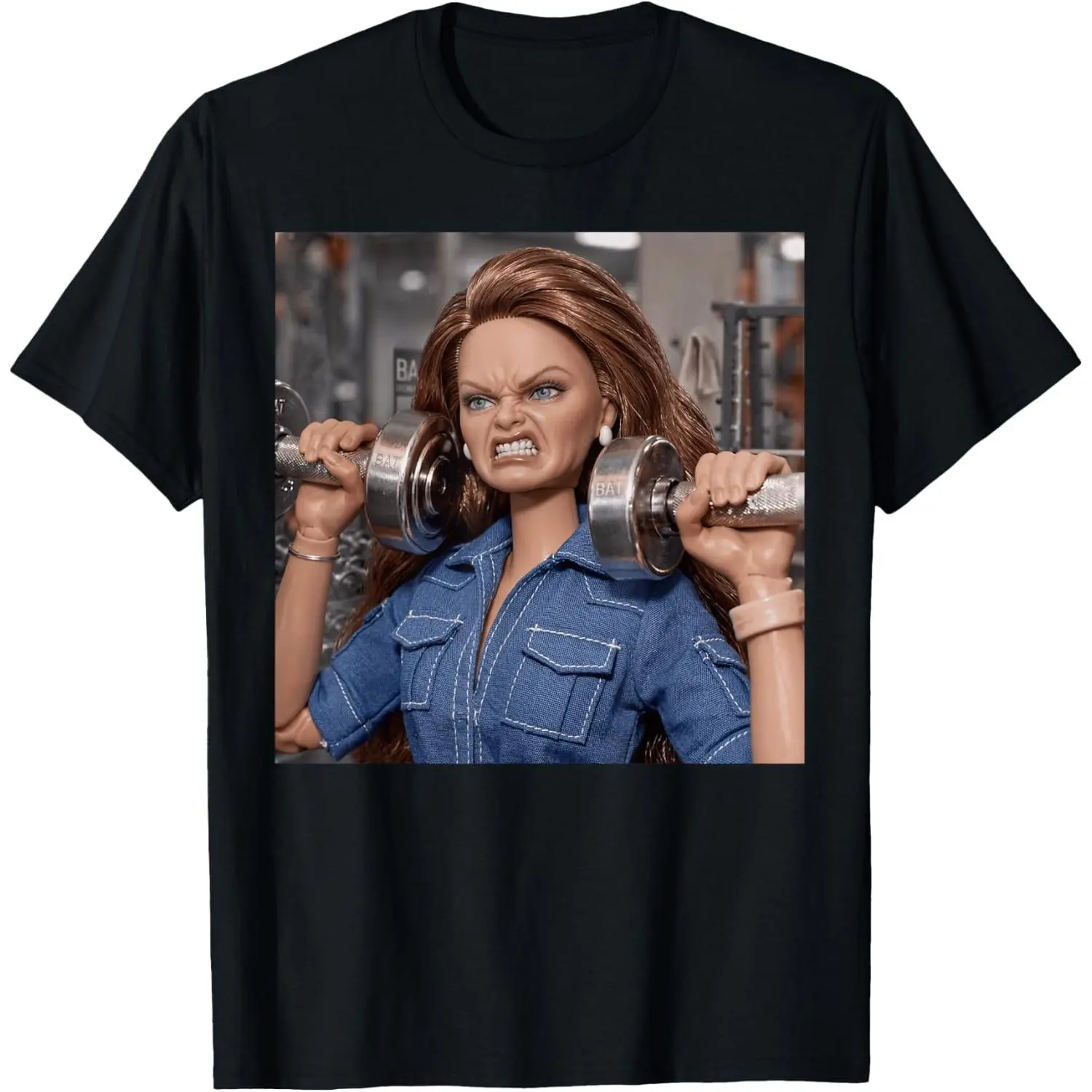 Funny Disgusting Gym Girl Meme Vintage Workout Fitness Humor T-Shirt