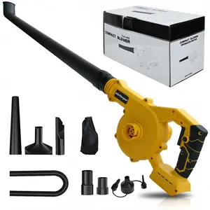 Cordless Leaf Blower for Dewalt 20V Max Battery (No Battery), Electric Leaf Blower, Mini Leaf Blower, 2-in-1 Handle Electric Blower and Vacuum Cleaner for Lawn Care/Dust(Battery Not Included) patio cleaning