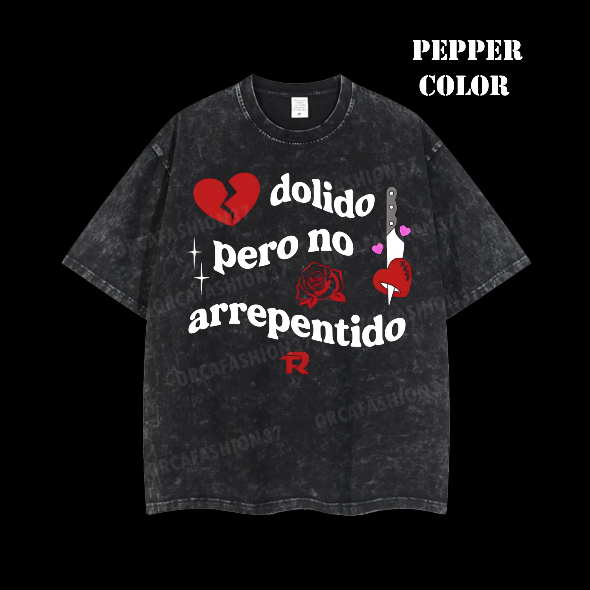 Vintage Fuerza Regida Dolido Pero No Arrepentido 4.9 Graphic T-Shirt, Tatino Streetwear Fashion, Regional Mexicano Shirt, Fuerza Regida Merch, Menswear Top Y2K Mexico, Pepper Comfort Colors