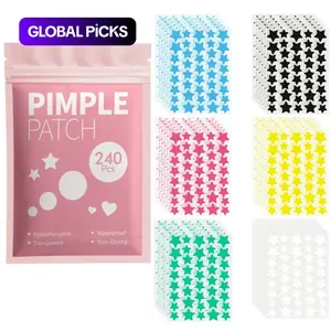 240/480/1200pcs Facial Cartoon Acne Patches, Fashionable High-Value Must-Have Star Acne Patches, Multiple Specifications and Colors #GLOBAL PICKS