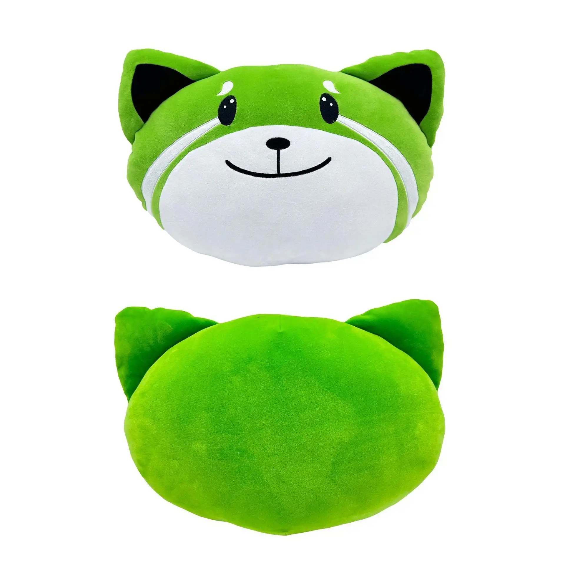 New 42cm The Weeknd Kiss Land Plush Toys Cartoon Cute Soft Stuffed Green Fox Pillow Dolls For Kid Birthday Christmas Gift