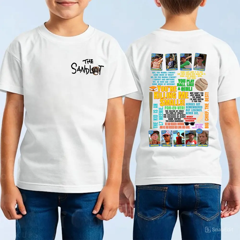 The Sandlot Graphic Youth Tshirt, Squints Palledorous  L7 weenie Hambino Toddler Baby Oneside Tee Shirt, Gifts For Baseball Fans Men Unisex Sweatshirt