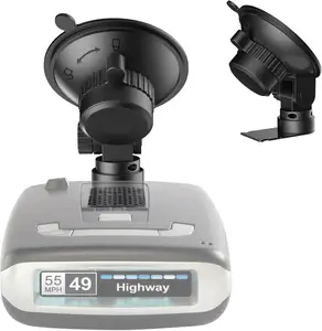 Car Radar Detector Mount, Suitable for  MAX, MAX 2, 2015-2019 MAX360 Radar Detector, Windshield and Dashboard Suction Cup Base, Easy to Install
