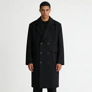 Men's & Women's Vintage Jacket-Long Sleeve Collar Coat Super Loose Fit Unisex Outerwear with Pockets for Casual & Couple Matching Outfits