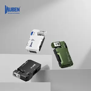 WUBEN G5 Premium Rotatable RGB Mini Pocket Flashlight, 400 Lumens, USB-C Rechargeable, Magnetic Clip, Ideal for Work, Travel, and Gear Bags,