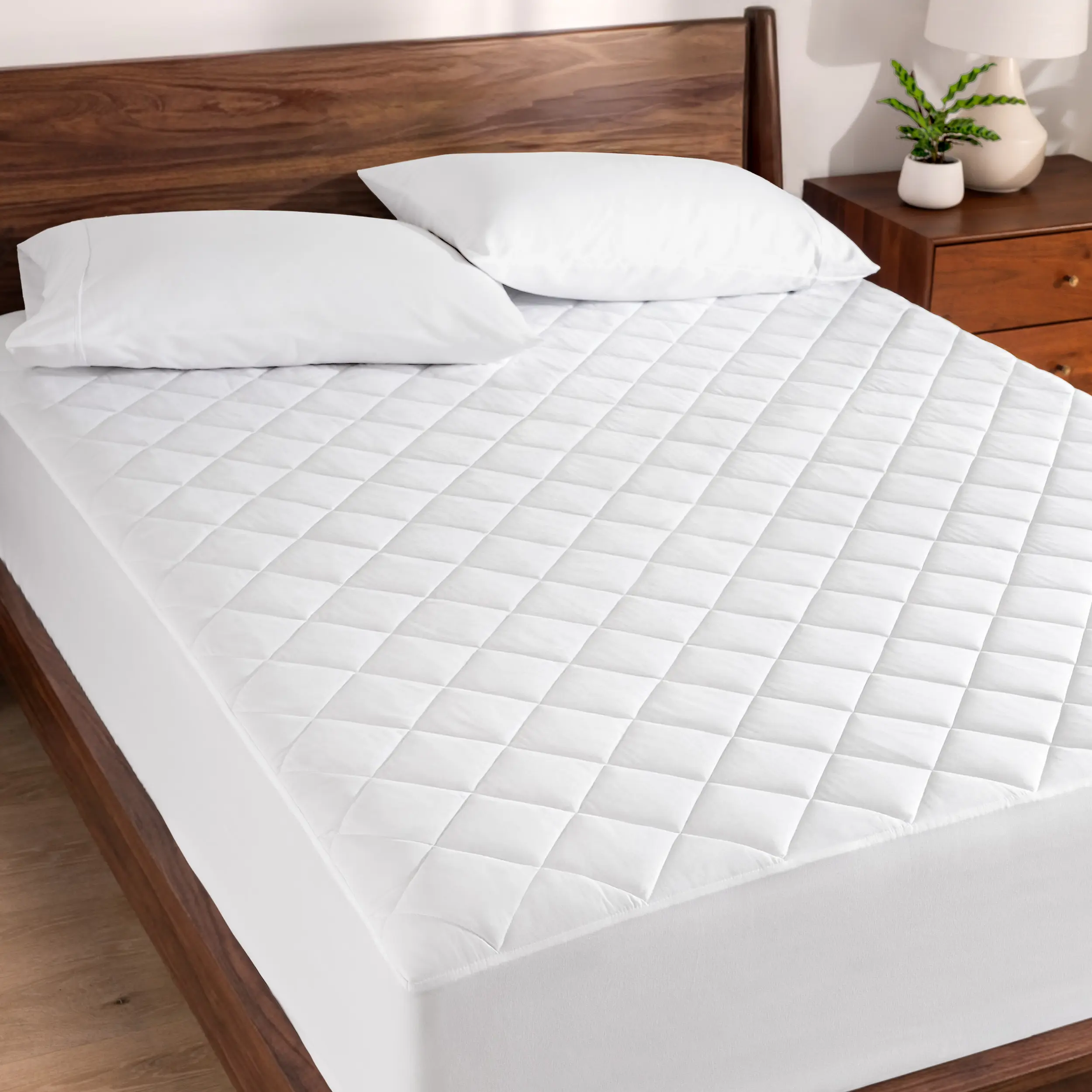 Bare Home Quilted Mattress Pad - Breathable Topper with Soft Padding, Allergy Support & Adding Filling Mattress Pad/Topper/Protector, Extended US Sizes for Enhancing Sleep, Allergy Support Mattress Pads, Toppers & Protectors