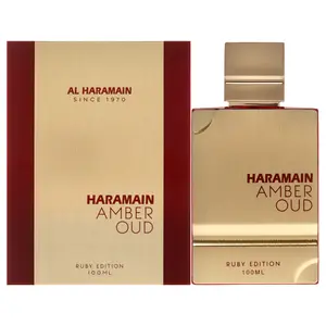 Amber Oud - Ruby Edition by Al Haramain for Unisex - 3.4 oz EDP Spray oud rouge eau