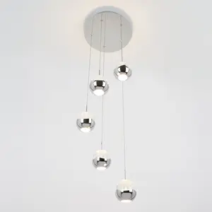 Oracle modern 5-light LED pendant