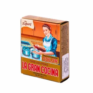 Color La Gran Cocina Traditional Food Coloring for Rice Soups & Baking 70g Natural Ingredients