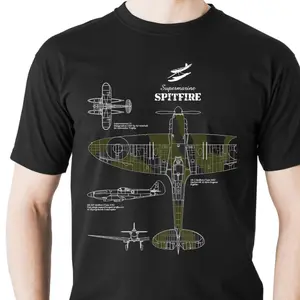 Spitfire - T-shirt,  Fashion Cotton, Full Colors, Full Sizes, For Men, For Women