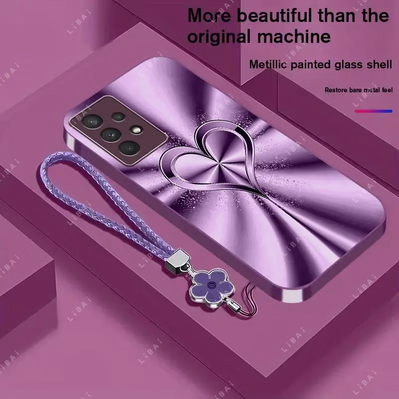 Suitable for[Galaxy A53 5g], includes a free lanyard and a brand new phone case, available in multiple colors,drop-proof and fingerprint-proof YM99