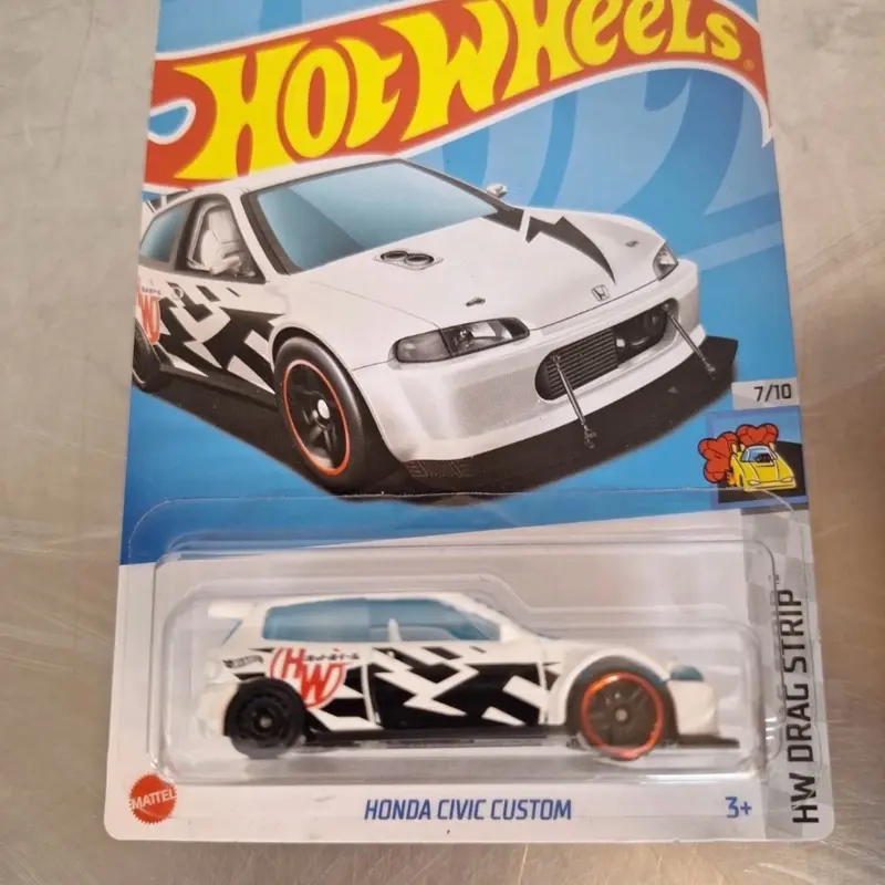Hot Wheels - Honda Civic Custom ( Eg Hatchback White) 2021 NEW