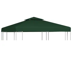 Gazebo Cover Canopy Replacement 9.14 oz/yd² Green 10'x10'