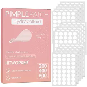 Hydrocolloid Acne Patch, 200/400/800 Deep Cleansing Acne Patch, Effective Coverage Acne Patches, Acne Clearing Products, Skin Care Gift for Men and Women