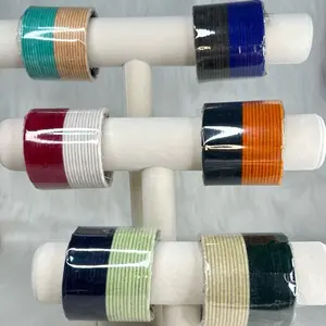 Desi Beautiful Shiny Valvet Bangles Set - Timeless Elegance for Daily Wear & Special Occasions