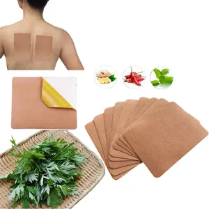 Portable Ginger Heating Pads, 50 Pieces, 8-Hour Herbal Heat, Long-Lasting Comfort for Neck, Shoulder, Waist, and Knee Joints