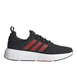 adidas Mens Swift Run 23 Lace Up Sneakers Shoes Casual - Black adidas Mens Swift Run 23 Lace Up Sneakers Shoes Casual - Black