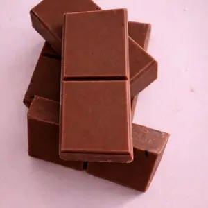 Chocolate Bar Soap Goat Milk Soap Chocolate Scented Handmade Soap Bar for Luxurious Bathing