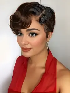 Short Pixie Cut Bob Wig Lace Front Bobs Lace Front Wigs 13×4 Brazilian Hair Wigs 150% Density Glueless Human Hair Wigs