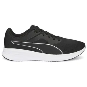 PUMA Mens Transport Running Sneakers Shoes - Black
