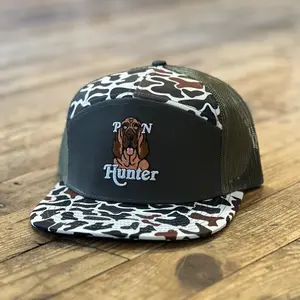 Poon Hunter 2.0 Old School Camo 7 Panel Hat | PGS