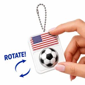 The Ultimate Soccer Fan Fidget  | Press & Spin EDC Keychain