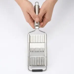 Multifunctional Grater: 4-in-1 Stainless Steel Kitchen Gadget for Slicing and Shredding — Ideal for Carrots, Potatoes, and More