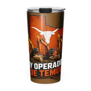 stainless steel tumbler de operador de temuu