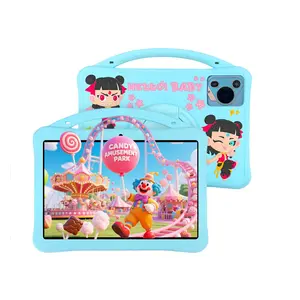 10.1 Inch Android Tablet, 1280x800 IPS HD Display Tablet with Parental Control, Shockproof Tablet with Dual Camera for Learning & Playing