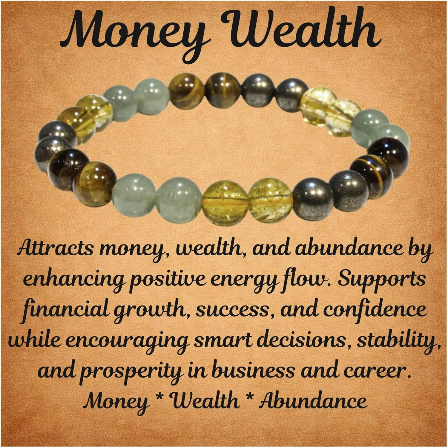 Wealth Money Crystal Bracelet