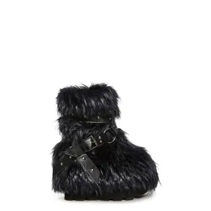 Low Wild Instincts Faux Fur Boots - Blue