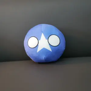 20/10cm The Federal Republic of Somalia Polandball Plush Toy Countryball Stuffed Doll Pendant Home Decoration